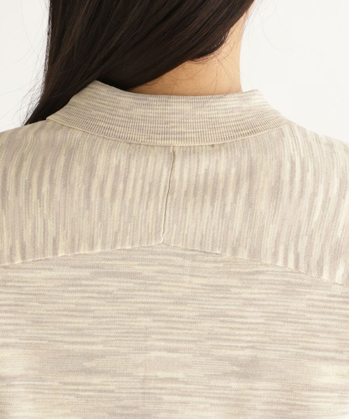 studio CLIP（スタディオクリップ）の「【daily CLIP】掠りボーダー襟付きカーディガン（カーディガン/ボレロ・レディース・ホワイト/ブルー・FREE）」の21枚目の写真