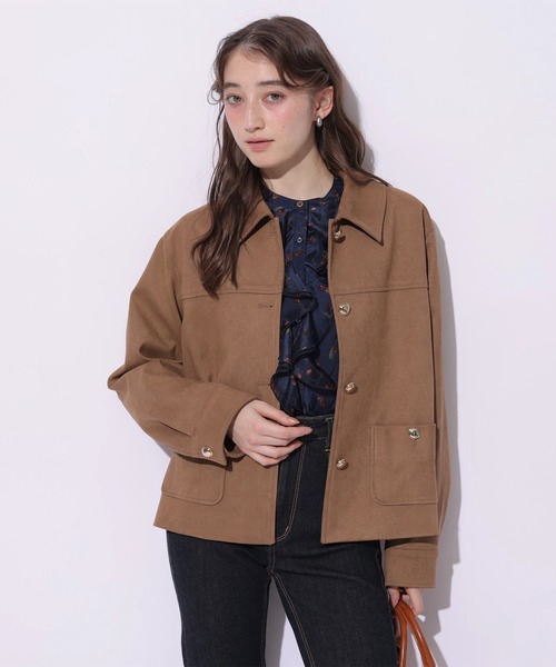 Rirandture(リランドチュール)の「チェリープリントフリルブラウス(シャツ/ブラウス・レディース・ネイビー/オフホワイト・2)」の13枚目の写真