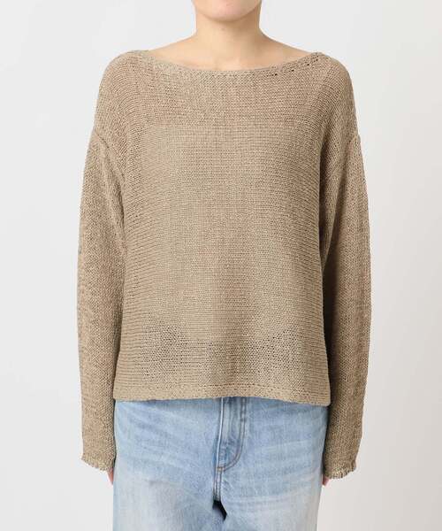 plage(プラージュ)の「《追加》linen mix loose プルオーバー(ニット/セーター・レディース・ベージュ系その他/ライトブルー/チョコ・FREE)」の19枚目の写真