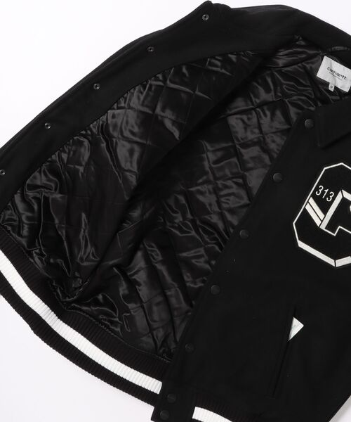 Carhartt(カーハート)の「Carhartt/カーハート WORLD CLASS VARSITY ジャケット(その他アウター・キッズ・ブラック・L/M)」の3枚目の写真