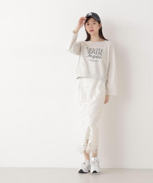 PROPORTION BODY DRESSING(プロポーションボディドレッシング)の「レースタイトスカート / 1216120204(スカート・レディース・ネイビー/ベージュ/ホワイト系その他・SMALL/MEDIUM/P/S)」の6枚目の写真