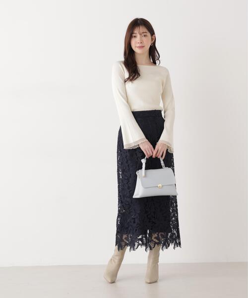 PROPORTION BODY DRESSING（プロポーションボディドレッシング）の「レースタイトスカート / 1216120204（スカート・レディース・ネイビー/ベージュ/ホワイト系その他・SMALL/MEDIUM/P/S）」の15枚目の写真