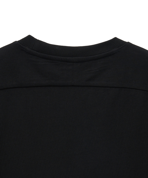 NOIRER(ノイア)の「ヘビーコットンクロップTシャツ(ブラック)(Tシャツ/カットソー・メンズ・その他・48/50/52)」の6枚目の写真