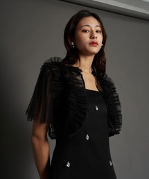 My shawty（マイシャウティー）の「satin bijou set dress（ドレス）」