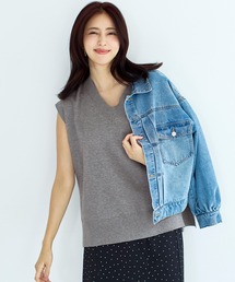 coca（coca） | ニットVネックベスト(ベスト)