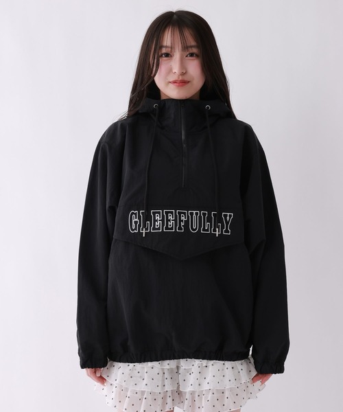 repipi armario（レピピ アルマリオ）の「ハーフZIPアノラックパーカー（パーカー・キッズ・ブラック系その他/ブラック/チェック・MEDIUM/LARGE）」の12枚目の写真