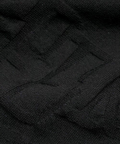 The DUFFER of ST.GEORGE(ザダファーオブセントジョージ)の「〔BLACK LABEL〕JACQUARD LOGO KNIT CREW:自宅で洗える ジャガードロゴ ウォッシャブルニット(ニット/セーター・メンズ・ブラック・SMALL/MEDIUM/LARGE/X-LARGE)」の10枚目の写真