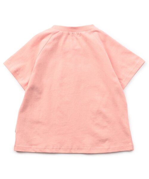 Seraph(セラフ)の「パッチワークTシャツ_ジュニア対応(Tシャツ/カットソー・キッズ・ピンク/アイボリー・140/130/120/110/100/90/80)」の4枚目の写真