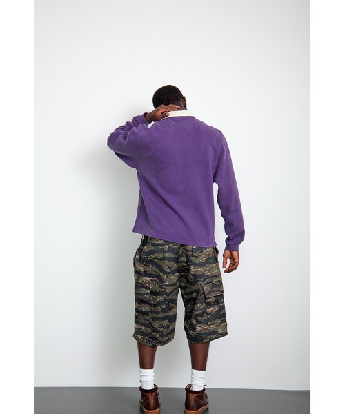 WIND AND SEA(ウィンダンシー)の「Club Half Zip Sweatshirt(スウェット・メンズ・ブラック/パープル・X-LARGE/LARGE/SMALL/MEDIUM)」の4枚目の写真