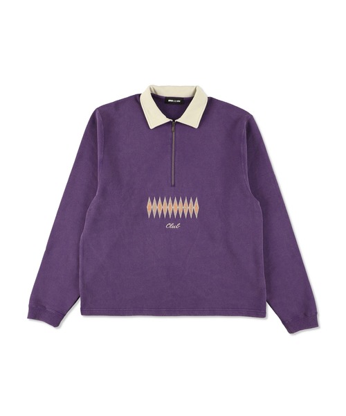 WIND AND SEA(ウィンダンシー)の「Club Half Zip Sweatshirt(スウェット・メンズ・ブラック/パープル・X-LARGE/LARGE/SMALL/MEDIUM)」の11枚目の写真