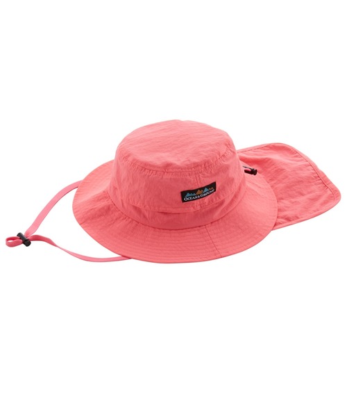 Ocean&Ground（オーシャン&グラウンド）の「ｱﾄﾞﾍﾞﾝﾁｬｰHAT（ハット・キッズ・ピンク/ブラック/オリーブ/ダークグリーン/ターコイズブルー・50/52/56/58/54）」の5枚目の写真