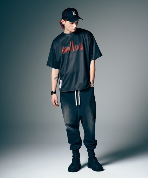 glamb（グラム）の「Knit Denim Pants / ニットデニムパンツ（デニムパンツ・メンズ・ブラック/インディゴブルー・S/M/L）」の11枚目の写真