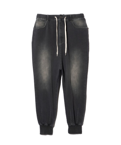 glamb（グラム）の「Knit Denim Pants / ニットデニムパンツ（デニムパンツ・メンズ・ブラック/インディゴブルー・S/M/L）」の3枚目の写真