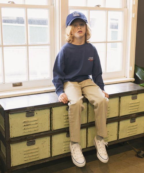 GLOBAL WORK（グローバルワーク）の「Perky/ツイルCAP/638986（キャップ・キッズ・ネイビー/オフホワイト・MEDIUM/LARGE）」の3枚目の写真