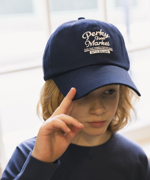 GLOBAL WORK（グローバルワーク）の「Perky/ツイルCAP/638986（キャップ・キッズ・ネイビー/オフホワイト・MEDIUM/LARGE）」の8枚目の写真