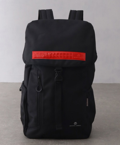 MICHAEL LINNELL(マイケル リンネル)の「【MICHAEL LINNELL/マイケルリンネル】Big Backpack/ビッグ バックパック(容量:約32L)(バックパック/リュック・メンズ・ブラック×レッド/ブラック×シルバー/ブラック×ブラック・FREE)」の18枚目の写真