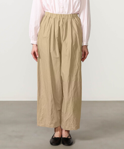 GALLEGO DESPORTES（ギャレゴデスポート）の「GALLEGO DESPORTES | コットンポリエステル イージーパンツ WOMEN（その他パンツ・レディース・ベージュ・S）」の4枚目の写真