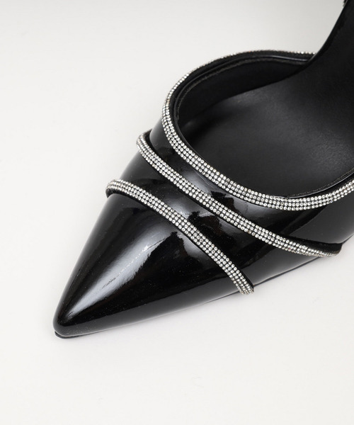 ROYAL PARTY（ロイヤルパーティー）の「エクララインパンプス（パンプス・レディース・ブラック/オフホワイト・MEDIUM/LARGE）」の7枚目の写真