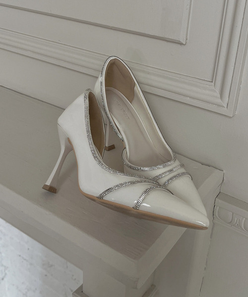 ROYAL PARTY（ロイヤルパーティー）の「エクララインパンプス（パンプス・レディース・ブラック/オフホワイト・MEDIUM/LARGE）」の14枚目の写真