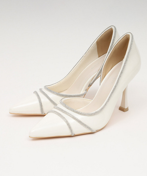 ROYAL PARTY（ロイヤルパーティー）の「エクララインパンプス（パンプス・レディース・ブラック/オフホワイト・MEDIUM/LARGE）」の3枚目の写真