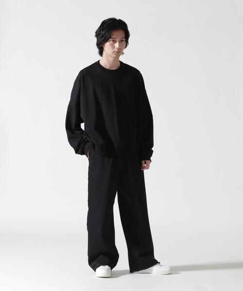 marka（マーカ）の「MARKAWARE（マーカウェア）/ Organic Cotton Heavy Fleece Wide Gym Pants（スウェットパンツ・メンズ・グレー/ブラック・1/2/3）」の6枚目の写真