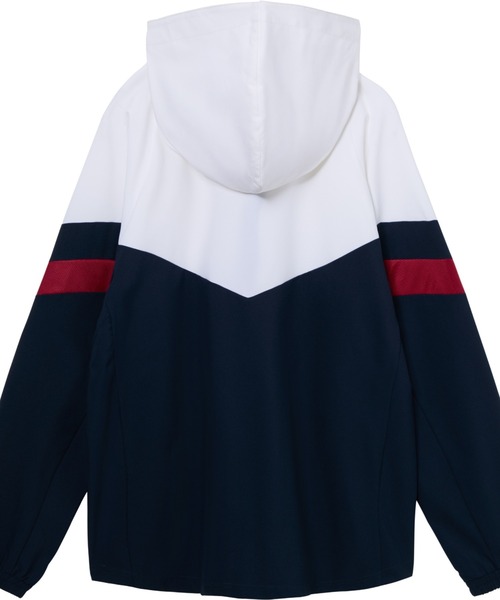 le coq sportif（ルコックスポルティフ）の「ルコックスポルティフ  サンスクリーンクロスジャケット（ナイロンジャケット・レディース・ネイビー/ホワイト/ブルー・M/L/XL）」の17枚目の写真