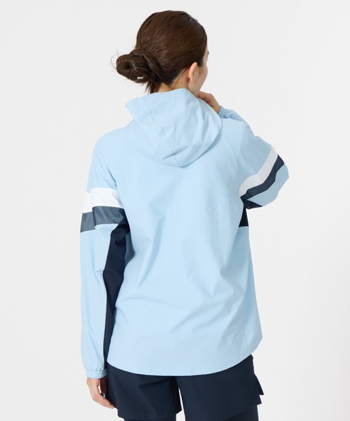 le coq sportif（ルコックスポルティフ）の「ルコックスポルティフ  サンスクリーンクロスジャケット（ナイロンジャケット・レディース・ネイビー/ホワイト/ブルー・M/L/XL）」の11枚目の写真