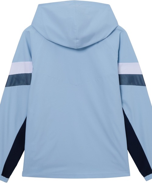 le coq sportif（ルコックスポルティフ）の「ルコックスポルティフ  サンスクリーンクロスジャケット（ナイロンジャケット・レディース・ネイビー/ホワイト/ブルー・M/L/XL）」の15枚目の写真