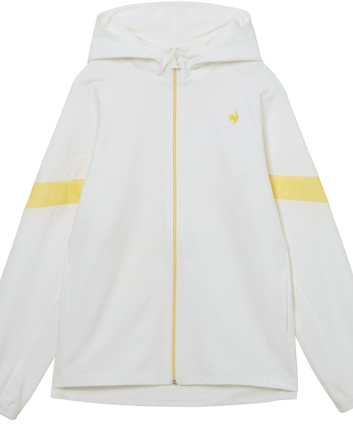 le coq sportif（ルコックスポルティフ）の「ルコックスポルティフ  サンスクリーンクロスジャケット（ナイロンジャケット・レディース・ネイビー/ホワイト/ブルー・M/L/XL）」の12枚目の写真