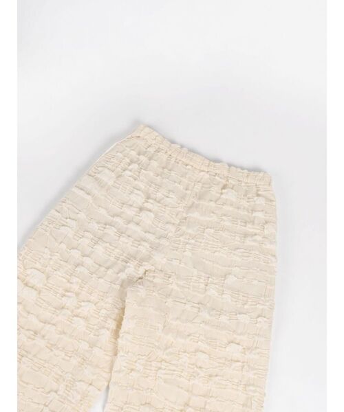 :ETHROF（イーサオブ）の「JACQUARD WIDE LINE PANTS（その他パンツ・レディース・ホワイト/ブラック・MEDIUM）」の22枚目の写真