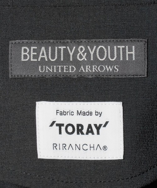 BEAUTY&YOUTH UNITED ARROWS（ビューティーアンドユースユナイテッドアローズ）の「東レ/TORAY メランジ コンフォート ジャケット セットアップ対応 ウォッシャブル（テーラードジャケット・メンズ・ダークグレー/オリーブ/ブラック・XL/L/M/S）」の5枚目の写真