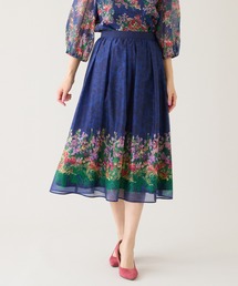 Rose Tiara | 【セットアップ対応】フラワーガーデンオーガンジースカート(スカート)