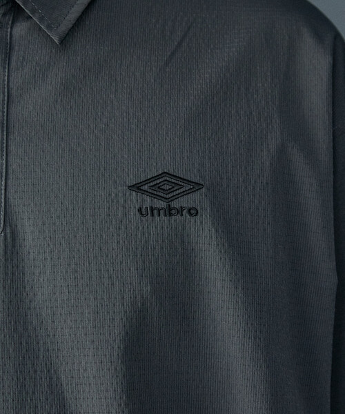 UMBRO × PUBLUX/アンブロ ＜機能性素材＞別注 ワンポイント ロゴ プル