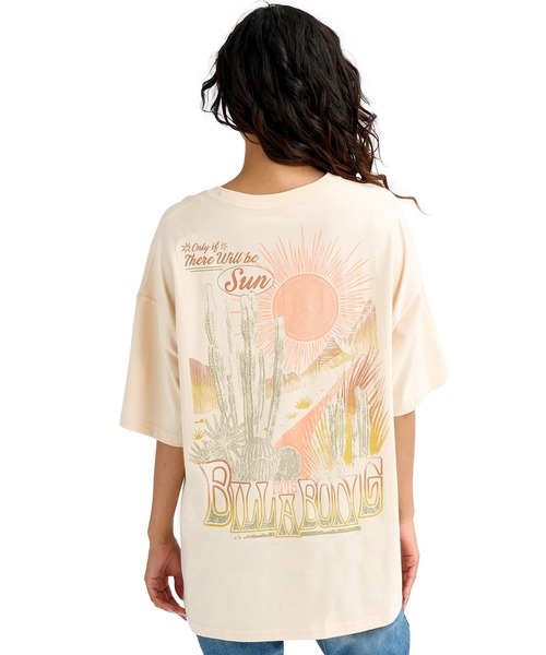 BILLABONG(ビラボン)の「BILLABONG/ビラボン 半袖 Tシャツ BG013213(Tシャツ/カットソー・レディース・ホワイト/オフホワイト/スミクロ・M/L)」の2枚目の写真