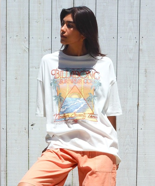 BILLABONG(ビラボン)の「BILLABONG/ビラボン 半袖 Tシャツ BG013213(Tシャツ/カットソー・レディース・ホワイト/オフホワイト/スミクロ・M/L)」の12枚目の写真