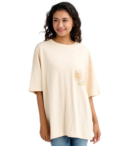 BILLABONG(ビラボン)の「BILLABONG/ビラボン 半袖 Tシャツ BG013213(Tシャツ/カットソー・レディース・ホワイト/オフホワイト/スミクロ・M/L)」の10枚目の写真