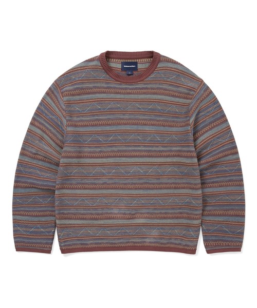 Pattern Knit Crew — трикотажный пуловер с узором