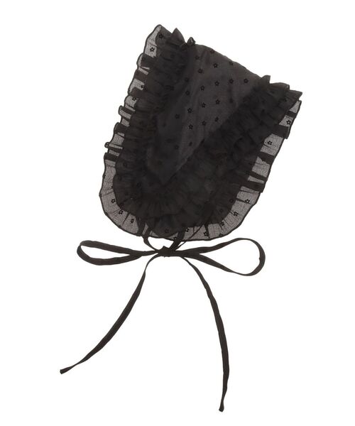 merry jenny（メリージェニー）の「petit flowerフロッキーヘッドドレス（カチューシャ・レディース・オフホワイト/ブラック・FREE）」の21枚目の写真