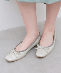 Launa lea（ラウナレア）の「【26春夏新作】【レイン対応】スクエアトゥバレエシューズ(RB7403A)（バレエシューズ）」