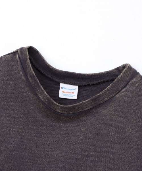 Champion(チャンピオン)の「チャンピオン CREW NECK SWEATSHIRT(Tシャツ/カットソー・レディース・チャコールグレー/ダークブルー・M/L)」の7枚目の写真