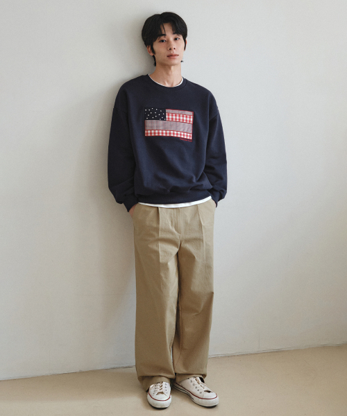 WEDNESDAY OASIS(ウェンズデーオアシス)の「テーラードディープワンタックチノパンツ_BEIGE(W25PT22)(スラックス・メンズ・ベージュ・MEDIUM/LARGE)」の5枚目の写真