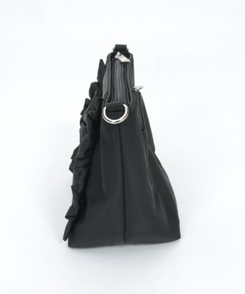 axes femme(アクシーズファム)の「撥水ナイロンリボンショルダー(ショルダーバッグ・レディース・ピンク/キナリ/ブラック・FREE)」の10枚目の写真