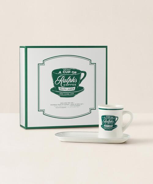 在庫限り　希少Ralph's Coffee フィギュアセット Ralph's Coffee マグ & トレー セット（食器）｜RALPH LAUREN HOME