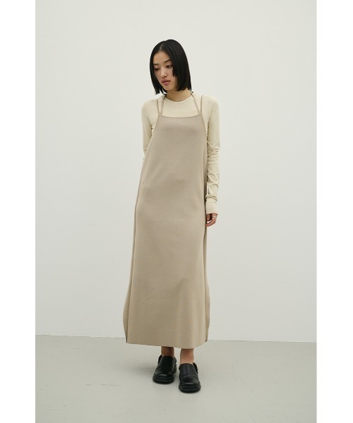 STYLEMIXER(スタイルミキサー)の「2ピースラップキャミワンピース(ワンピース・レディース・ベージュ/ブラック/グリーン・MEDIUM/SMALL)」の12枚目の写真
