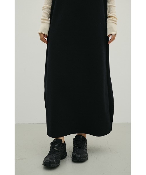 STYLEMIXER(スタイルミキサー)の「2ピースラップキャミワンピース(ワンピース・レディース・ベージュ/ブラック/グリーン・MEDIUM/SMALL)」の4枚目の写真