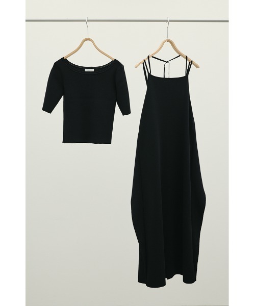 STYLEMIXER(スタイルミキサー)の「2ピースラップキャミワンピース(ワンピース・レディース・ベージュ/ブラック/グリーン・MEDIUM/SMALL)」の6枚目の写真