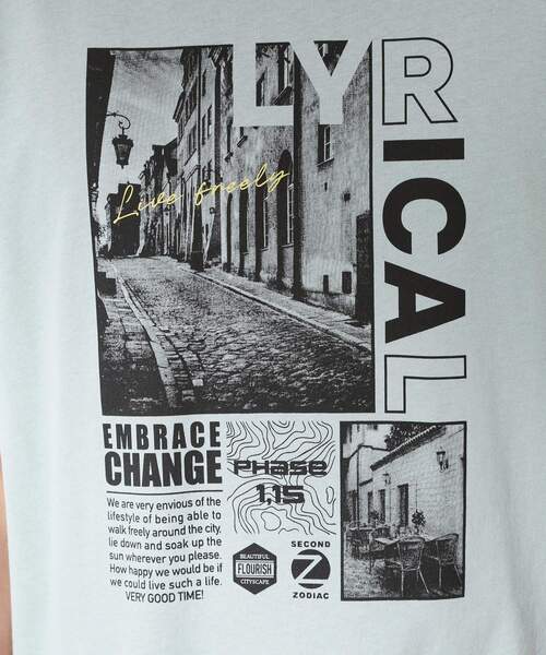 THE SHOP TK (ザ ショップ ティーケー )の「【夏コーデの主役に】グラフィックコットン半袖Tシャツ CAT/LANDSCAPE(Tシャツ/カットソー・メンズ・ホワイト系8/グリーン系5/ライトグレー/オフホワイト・02/03/04)」の16枚目の写真