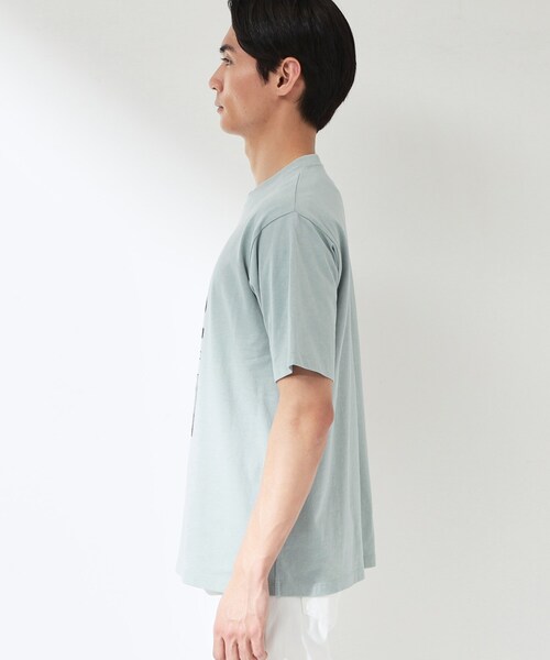 THE SHOP TK (ザ ショップ ティーケー )の「【夏コーデの主役に】グラフィックコットン半袖Tシャツ CAT/LANDSCAPE(Tシャツ/カットソー・メンズ・ホワイト系8/グリーン系5/ライトグレー/オフホワイト・02/03/04)」の22枚目の写真