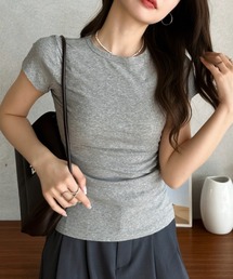 【Eclat one】コンパクトシルエット 半袖Tシャツ