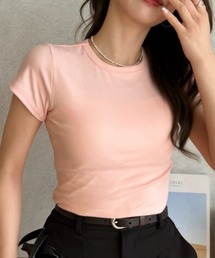 【Eclat one】コンパクトシルエット 半袖Tシャツ